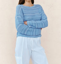 Bella Dahl - Textured Crew Neck Sweater