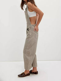 Free People - Women's We The Free Good Luck Barrel Overalls