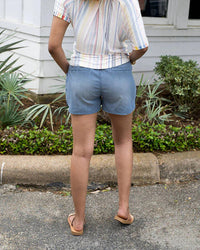 Grace And Lace - Stretch Chambray Shorts