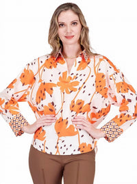 Jade - Contrast Collar Blouse