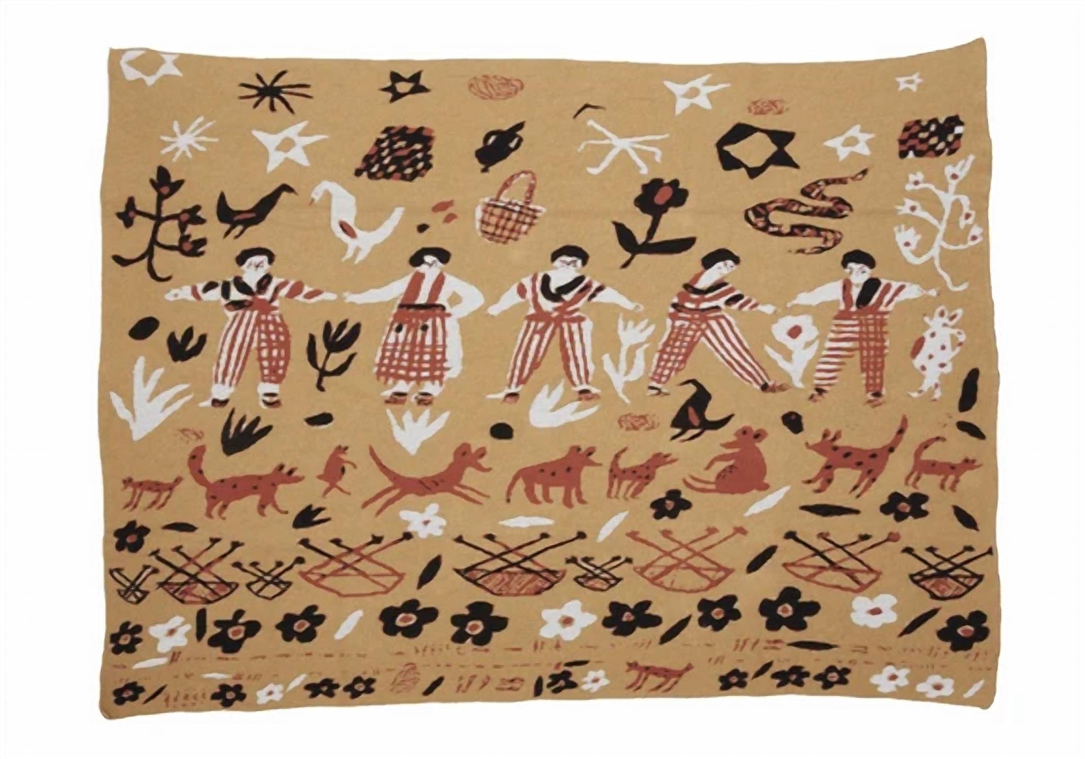 Hillery Sproatt - Forest Friends Straw Blanket