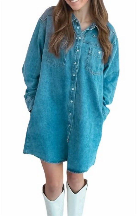 Ee:Some - Country Cowgirl Denim Dress