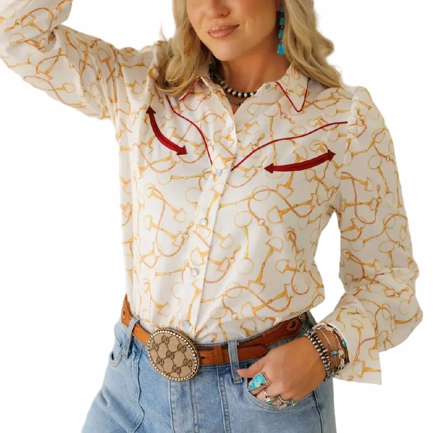 Howdy Hanny - Pensacola Pearl Snap Shirt