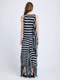Proenza Schouler - Yves Top in Stripe Fringed Knit