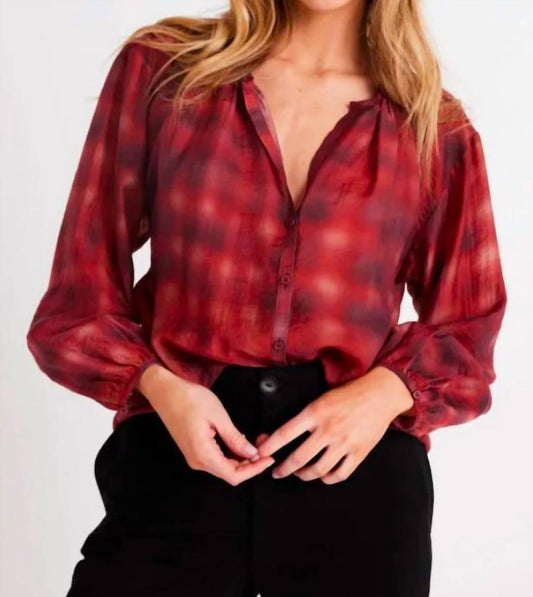 Bella Dahl - SHIRRED NECK BLOUSE