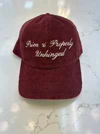 Southern Wives Club - Women's Prim & Properly Unhinged Hat