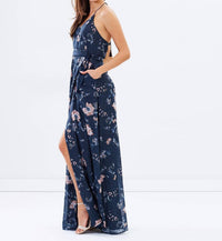 IMAN FLORAL MAXI DRESS