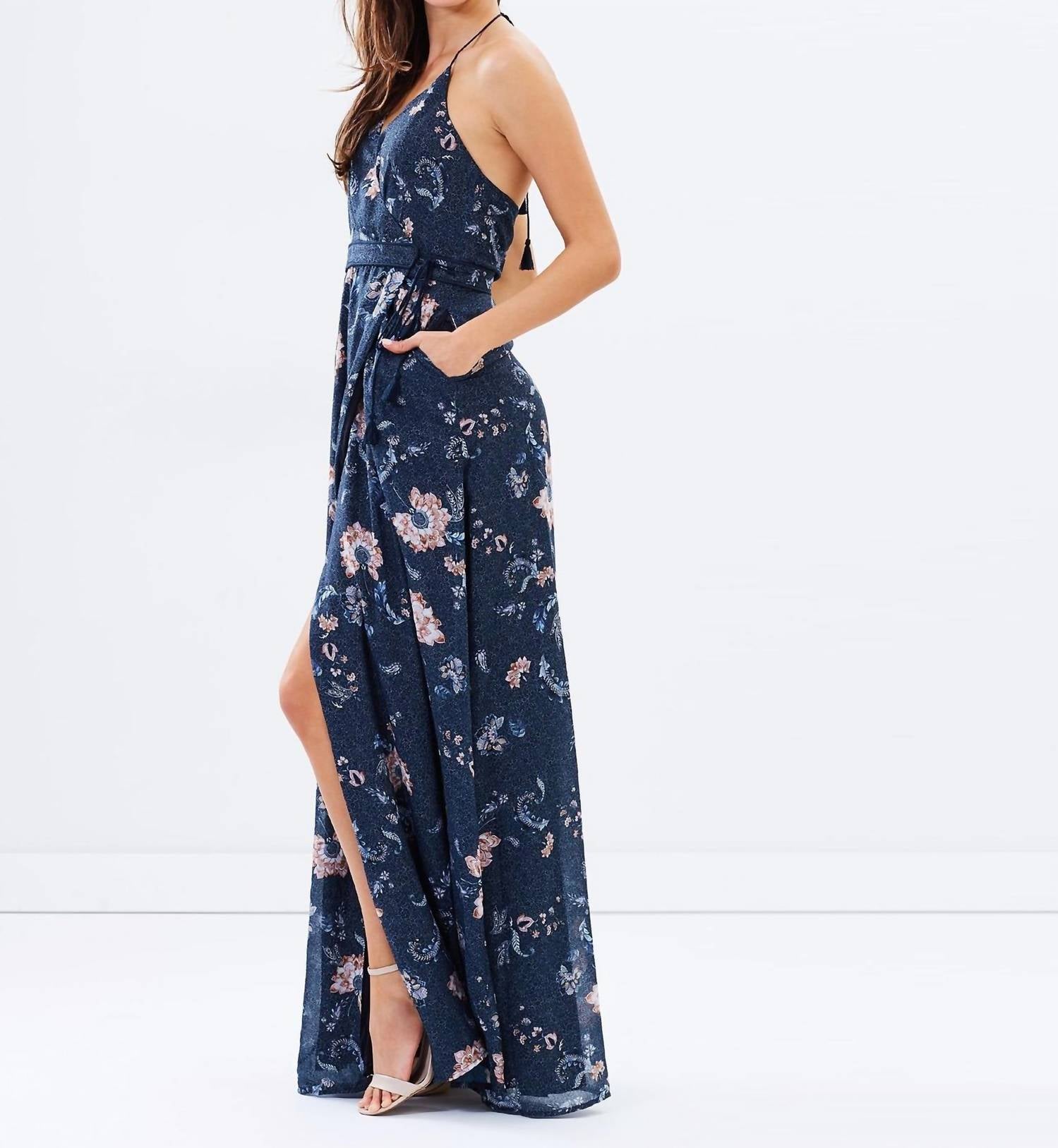 IMAN FLORAL MAXI DRESS