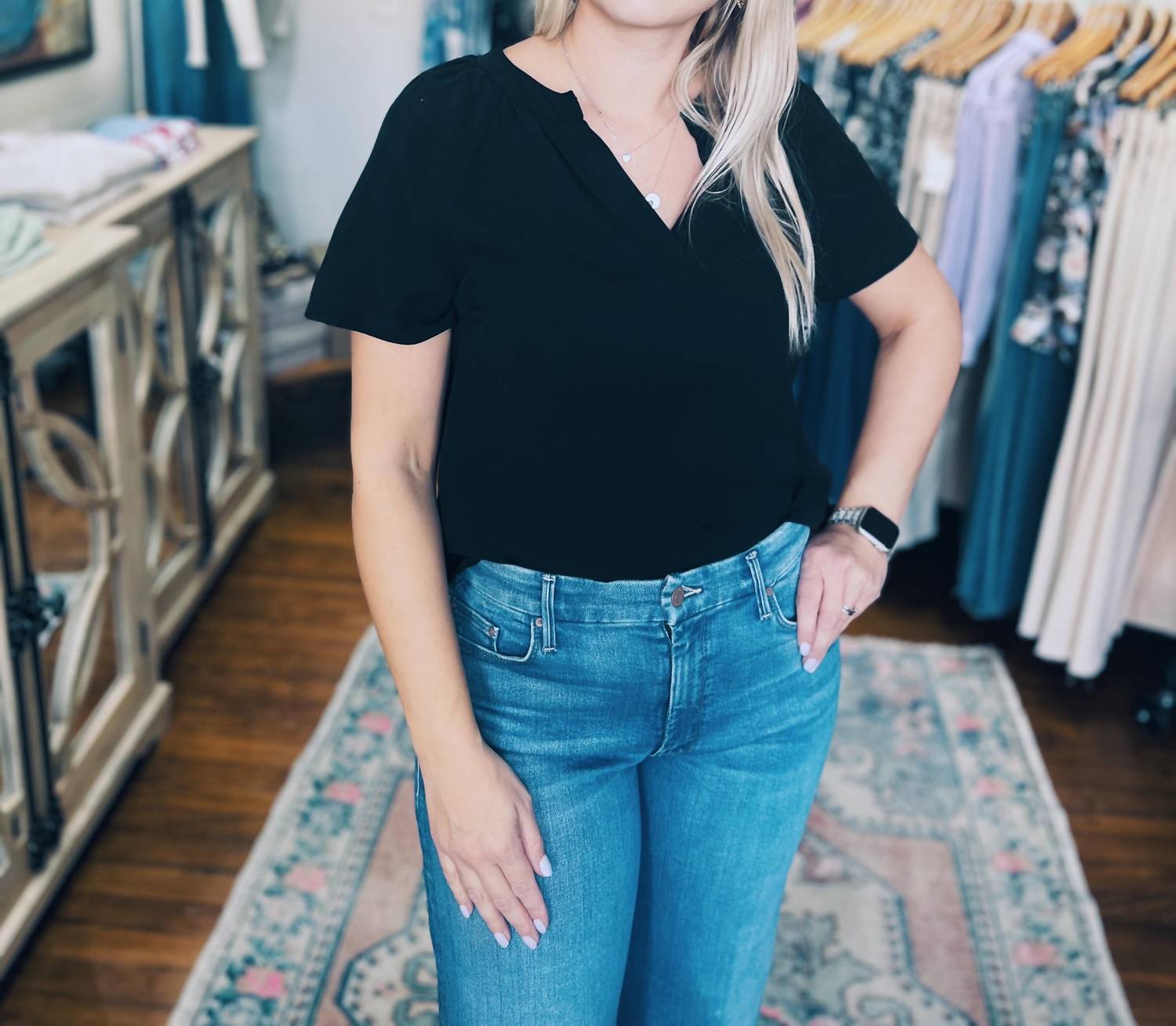 Bella Dahl - Flowy Short Sleeve Pullover
