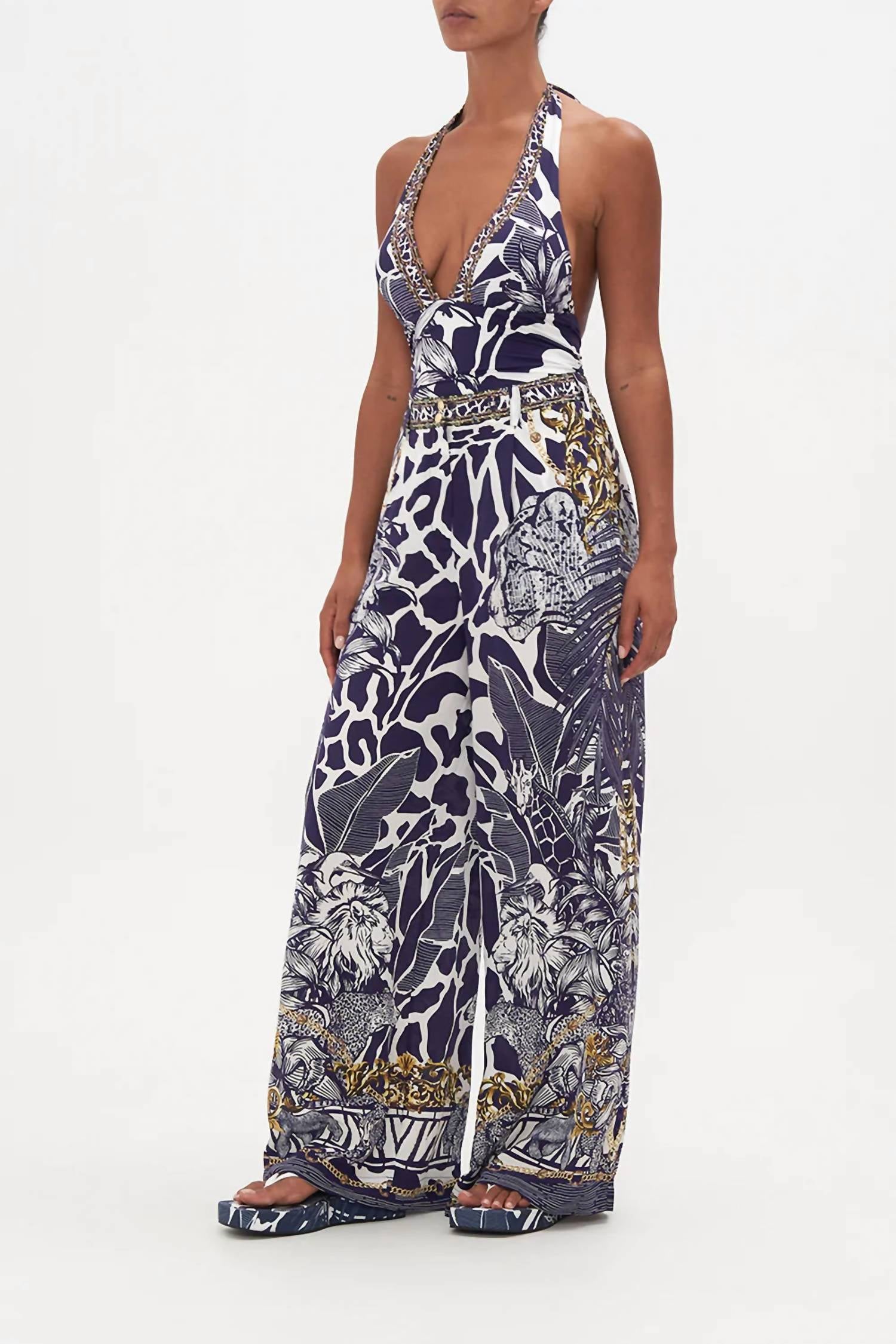Camilla - Wide Leg Waisted Pant