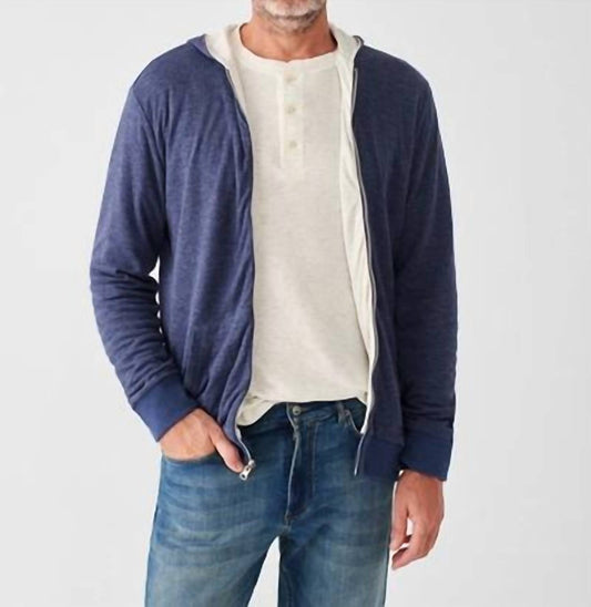 Faherty - Cloud Reversible Zip Hoodie