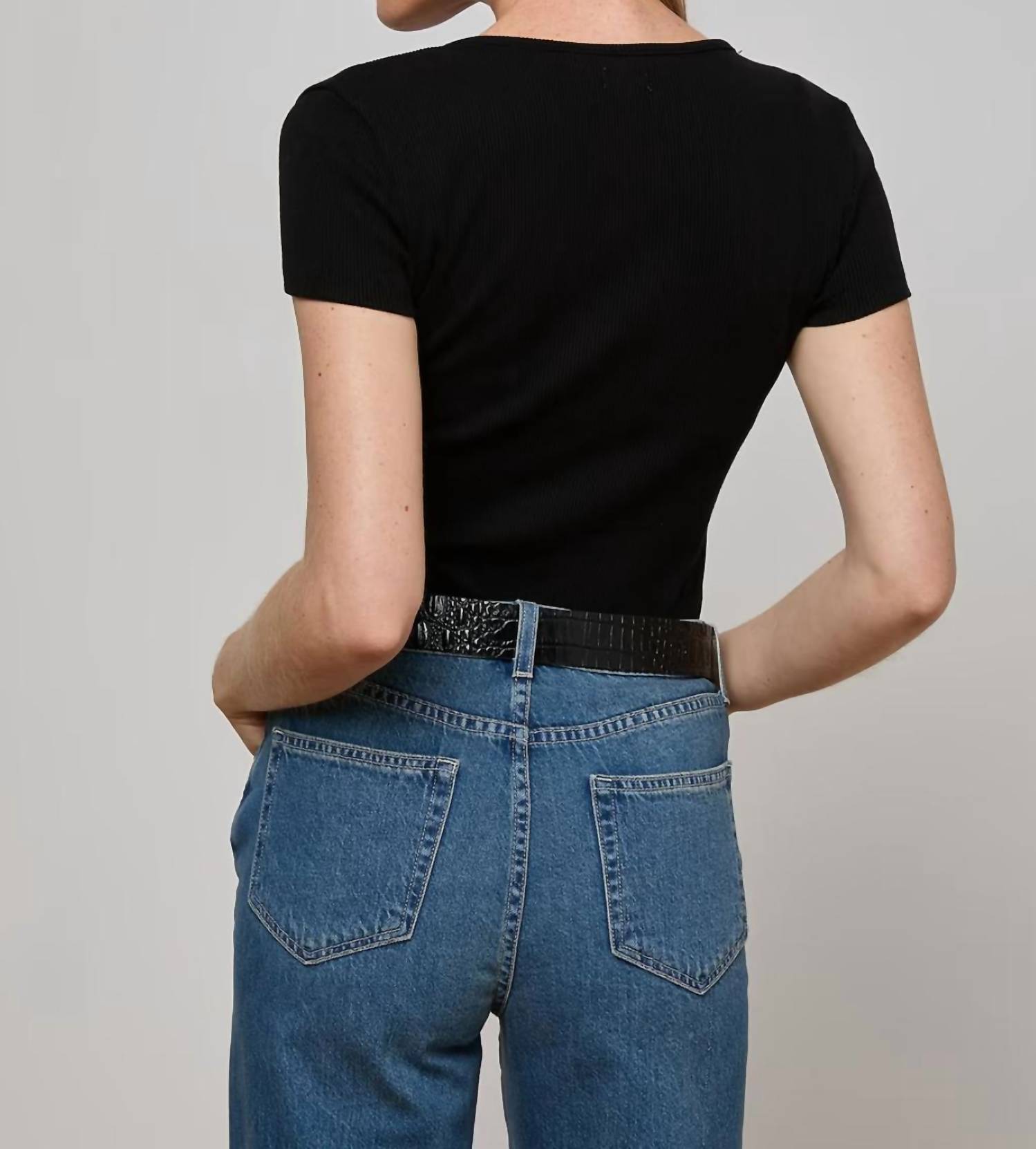 L'Agence - Brynlee Scoop Neck Top