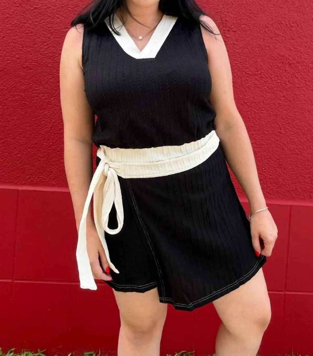 Anniewear - Women's Textured Romper