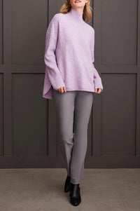 Tribal - Textured Mock Neck Sweater