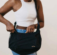 Pretty Simple Women's Brevin Hobo Bag in black - women's bag