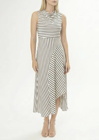 Area Stars Women's Divya Dress in black white - women's dress