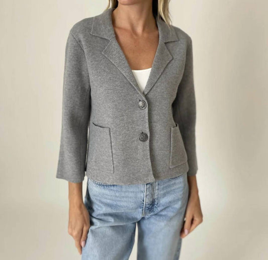 Six/Fifty - Louisa Knit Quarter Sleeve Blazer