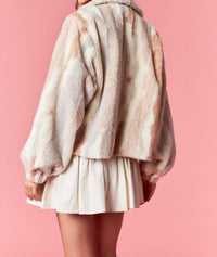 Peach Love - CICELY SHERPA JACKET