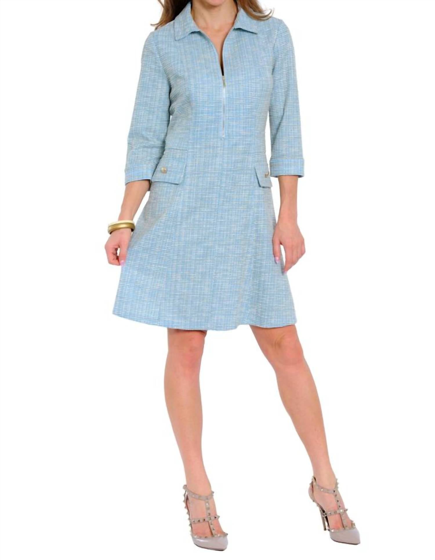 Lior - Celebrity Half Zip Mini Dress
