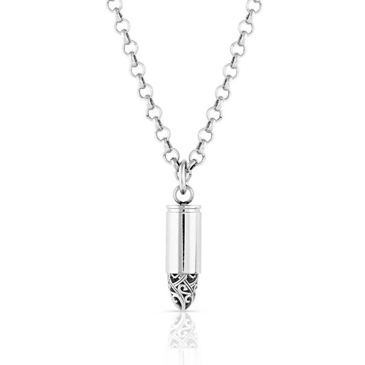 Montana Silversmiths - Men's Filigree One Shot Bullet Necklace