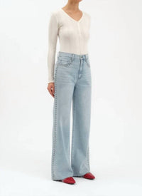 Daze - Far Out High Rise Wide Leg Jeans