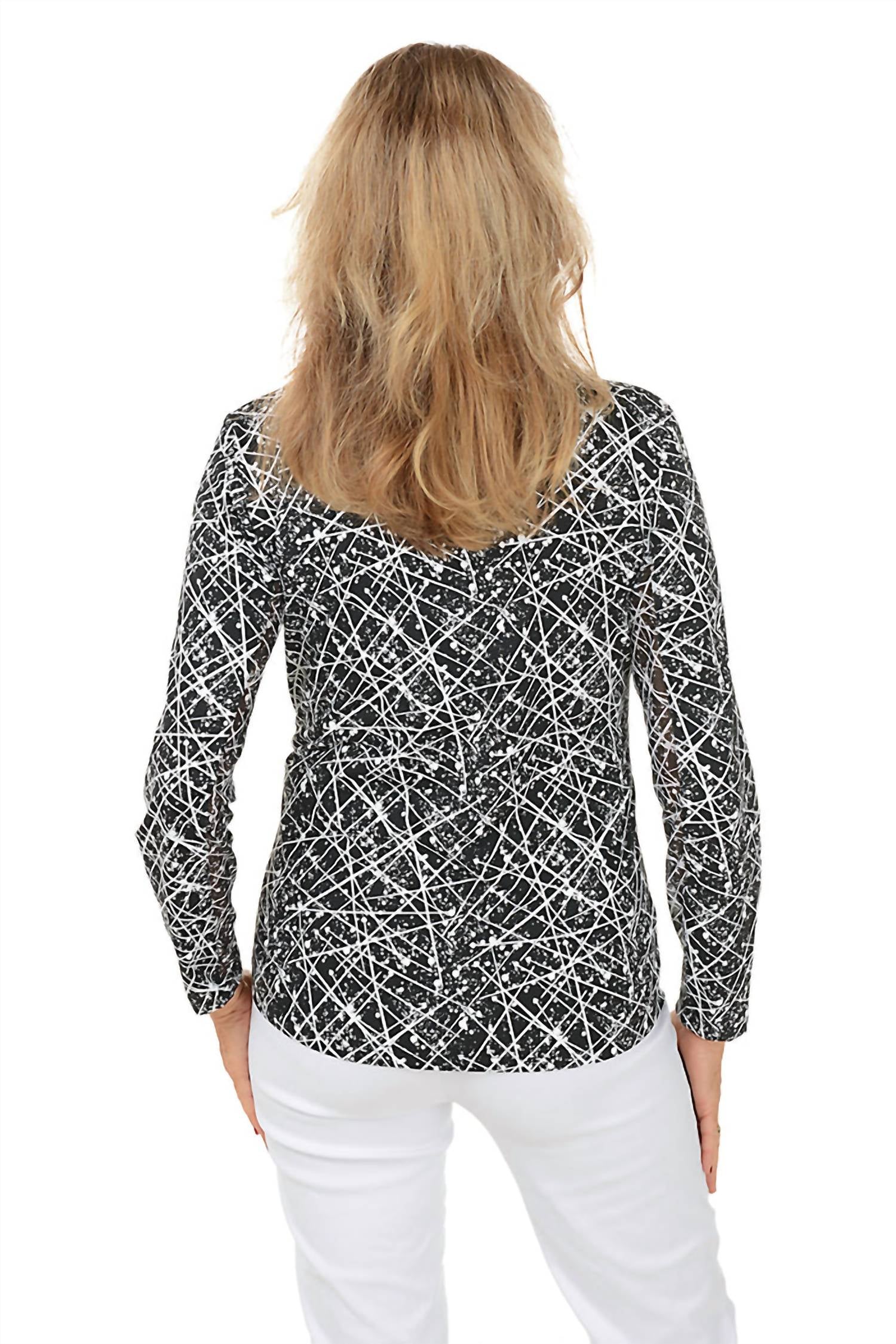 Lulu-B - High Neck Zip Up Top