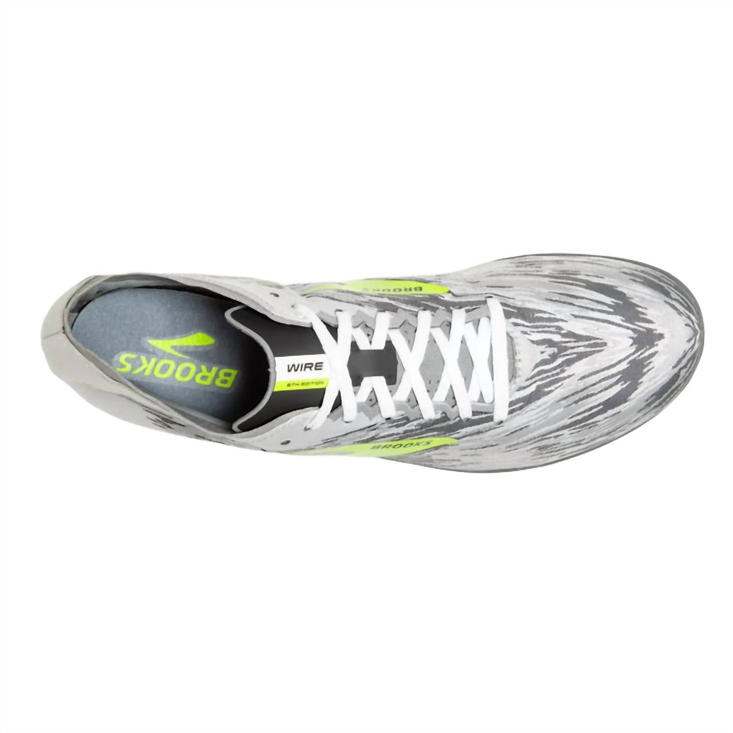 BROOKS Unisex Wire 6 Long Distance Spike Shoes in black grey nightlife - women's shoe - view 4