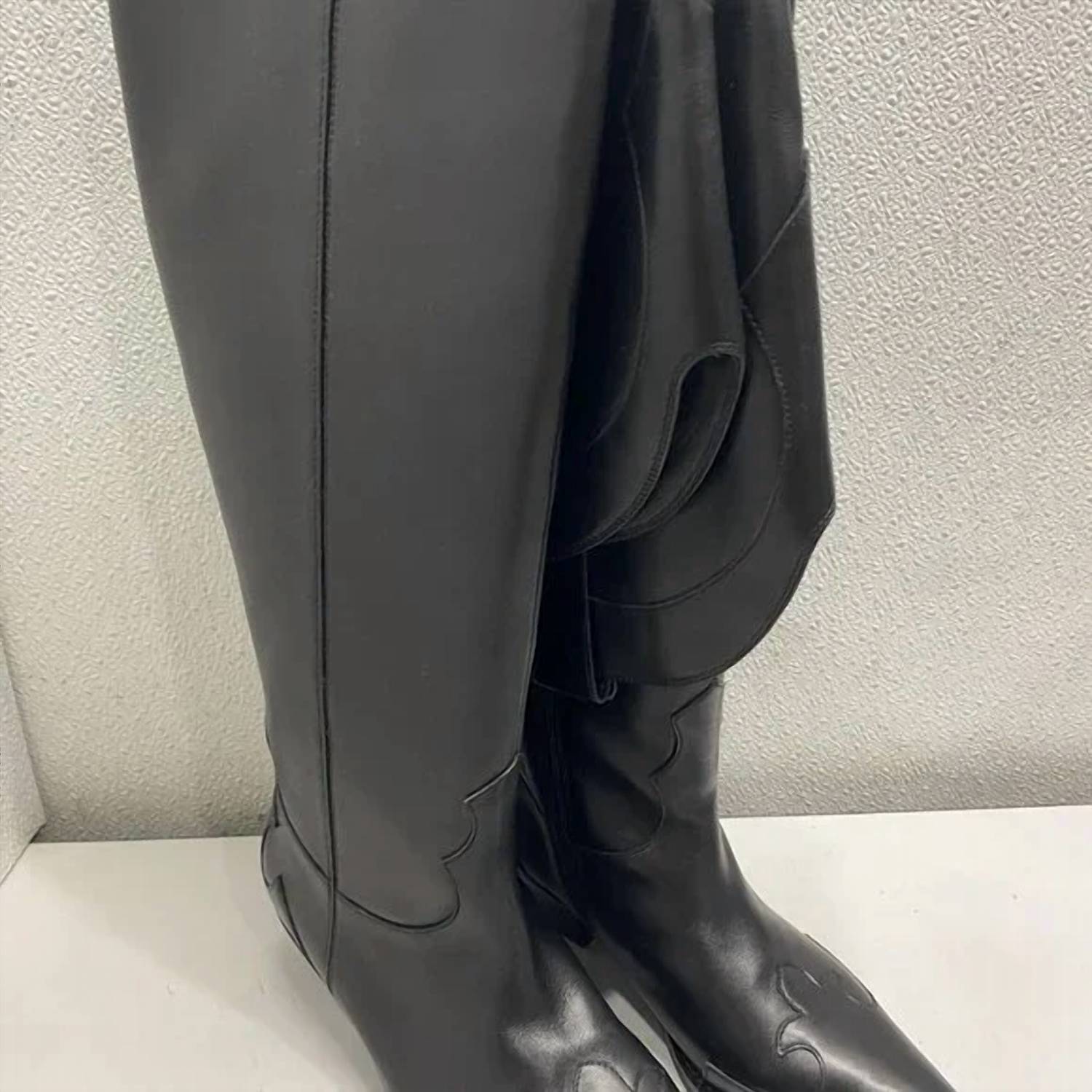 RAYE Women's Denisse Pointed Toe Knee High Boot in black - women's shoe - view 4