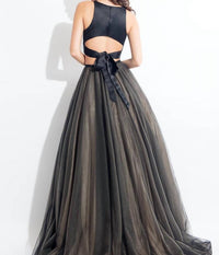 Rachel Allan - Two-piece Matte Satin And Tulle Ball Gown