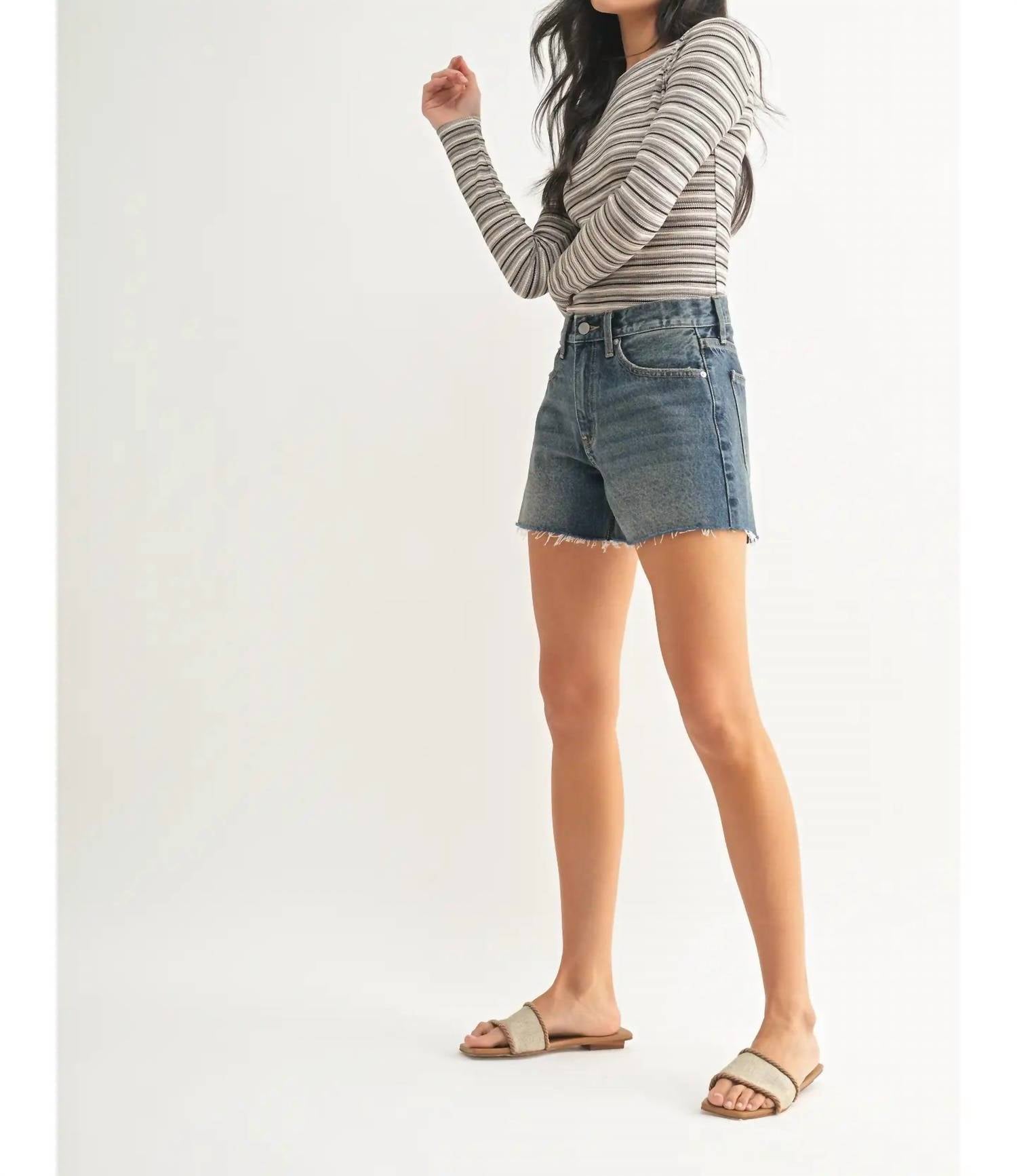Just Black Denim - Dylan High Rise Shorts