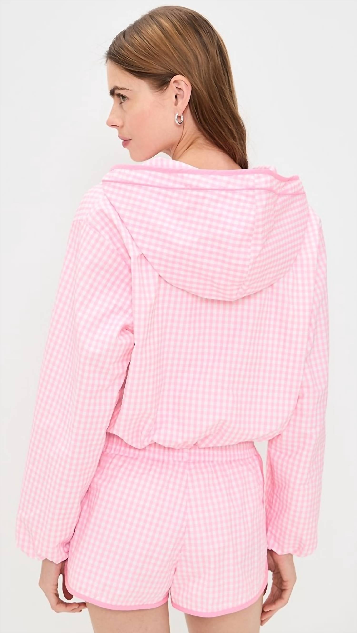 Loveshackfancy - Ariana Gingham Check Print Hoodie