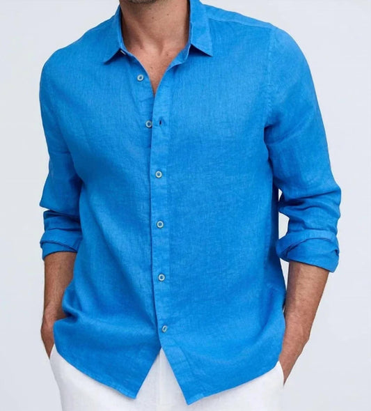 Raffi - Brayden Long Sleeve Linen Shirt