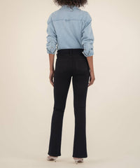 KUT FROM THE KLOTH Natalie High Rise Bootcut Jean in black - women's jeans - detail view