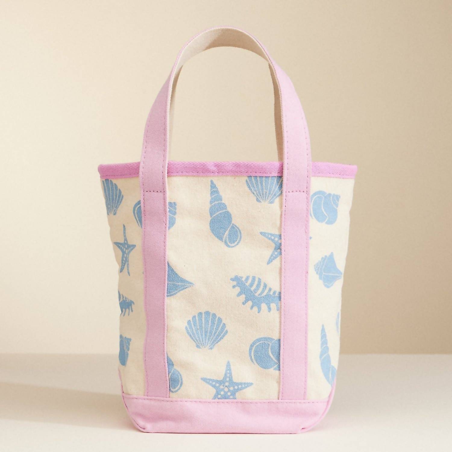 Lilla Haven Women's Mini Shell Print Tote in pink - women's bag