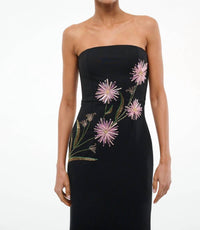 Staud - Brooke Strapless Midi Dress