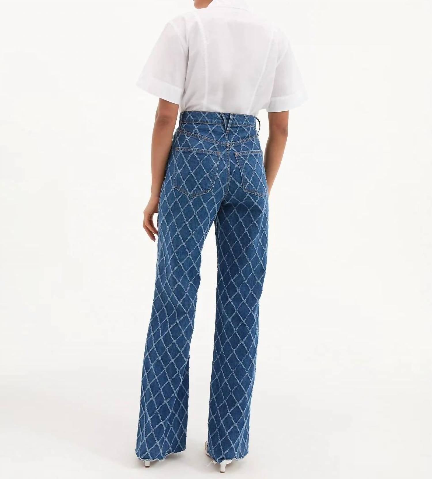 Veronica Beard - Taylor High Rise Wide Leg Jeans