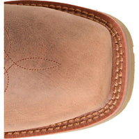Double-H Boots Men's Steel Toe Roper Western Work Boots in brown - men's boots - view 5