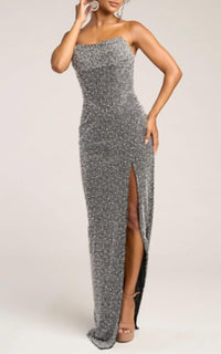 Portia&Scarlett - Ruched Beaded Column Dress