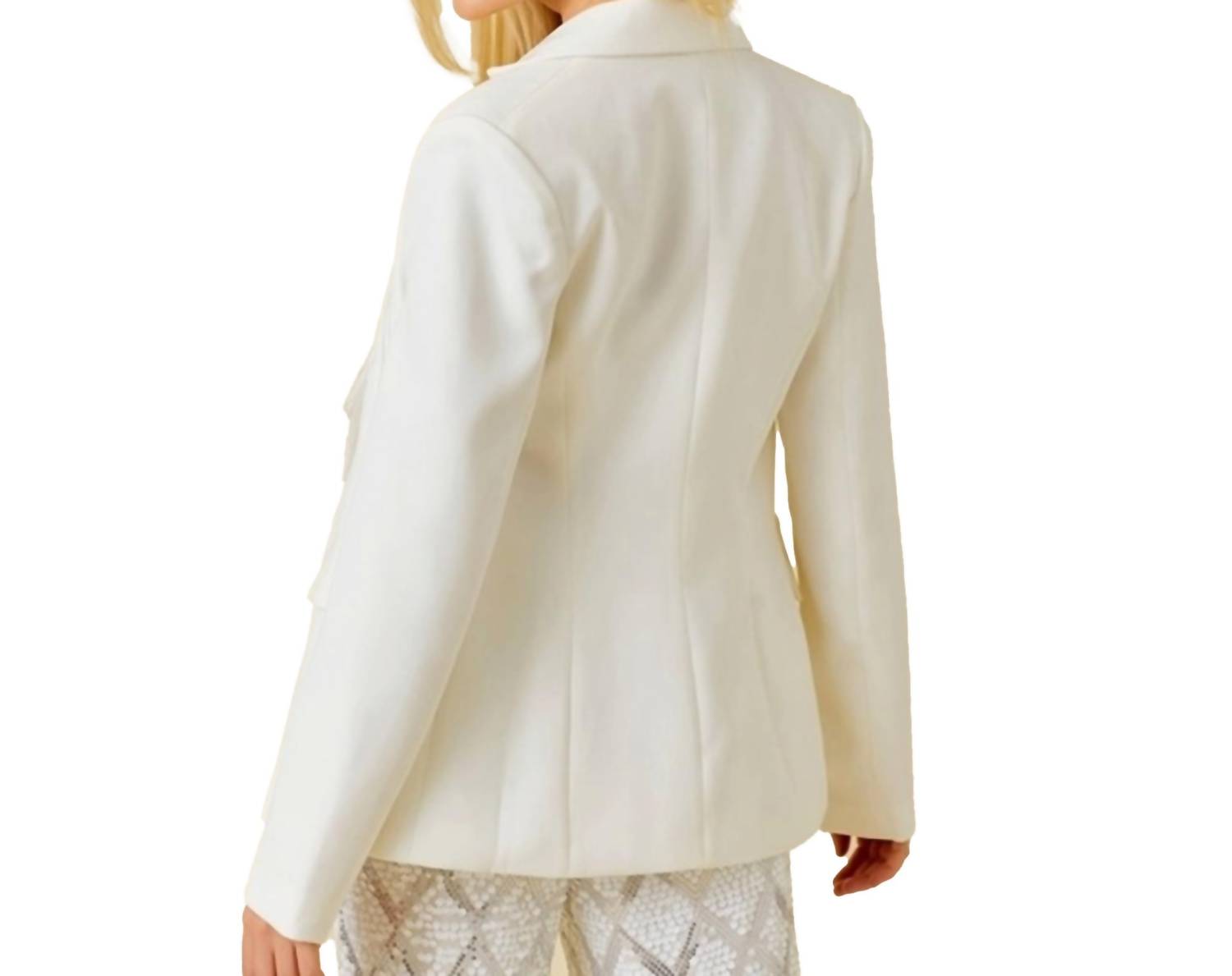 Mainstrip - Frisky Business Sequin Fringe Blazer