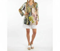 John Mark - French Market Embellished Tunic Top