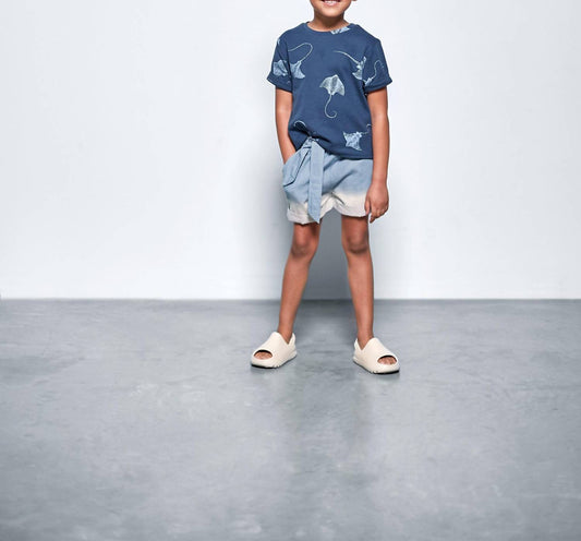 Omamimini - Denim Shorts with Belt