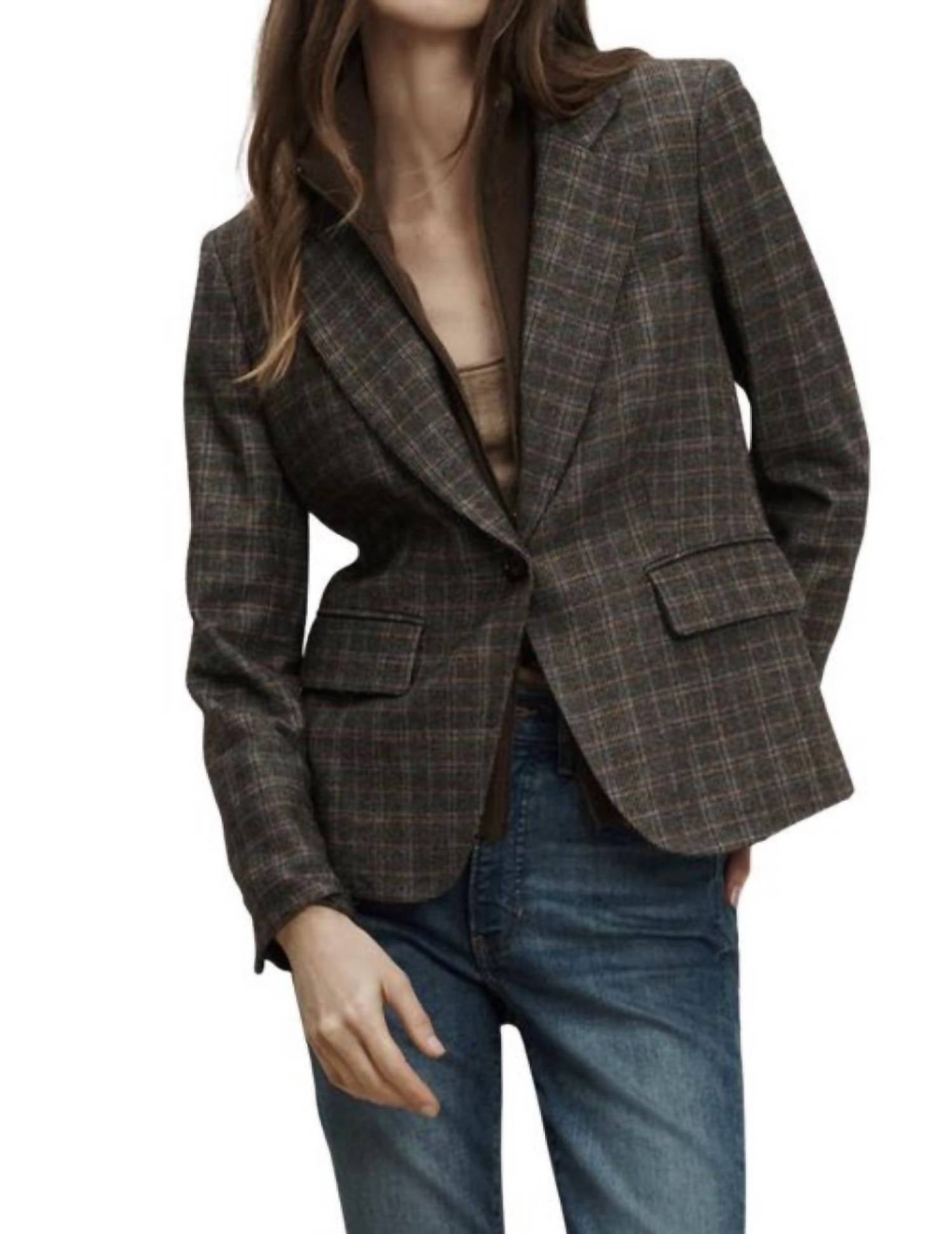 Veronica Beard - Tyra Plaid Dickey Jacket