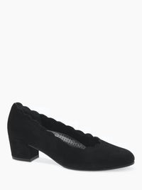 Gabor - Women's Gigi Scallop Edge Block Heel Pump
