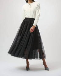Joseph Ribkoff - Rhinestone Bow Cardigan