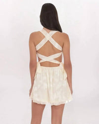 Lucy In The Sky - Floral Strappy Back Mini Dress