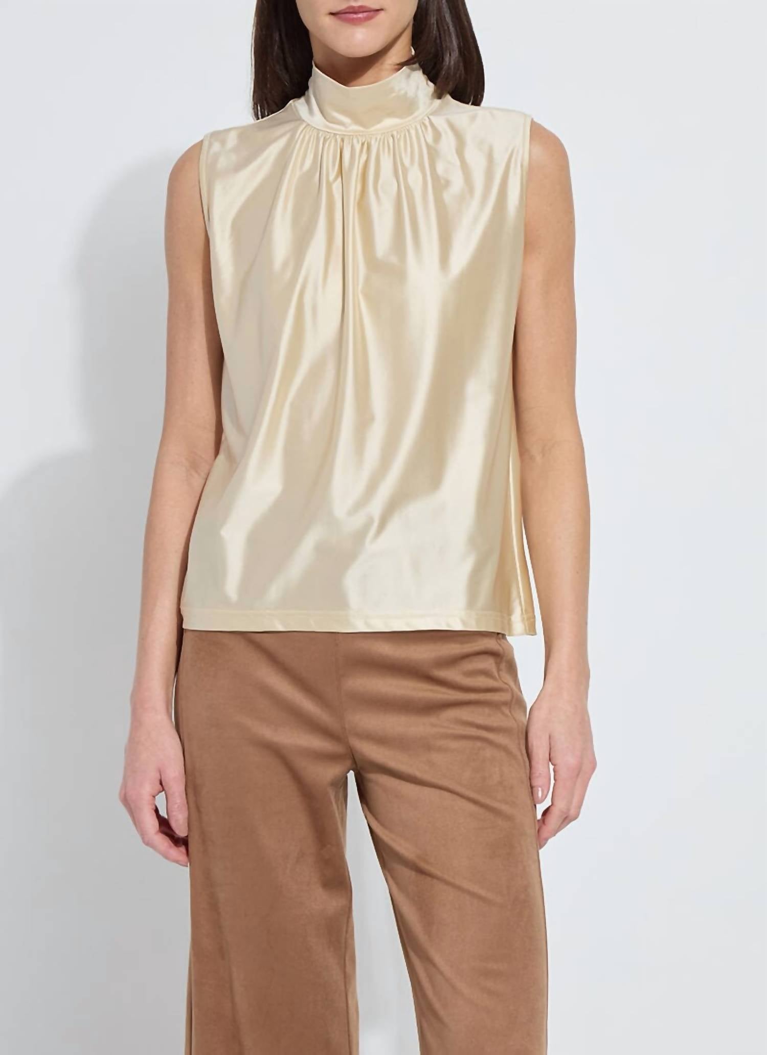 Lysse - Marcia Turtleneck Ruching Top