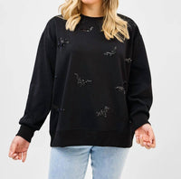 Mary Square - Little Bit Batty Pullover