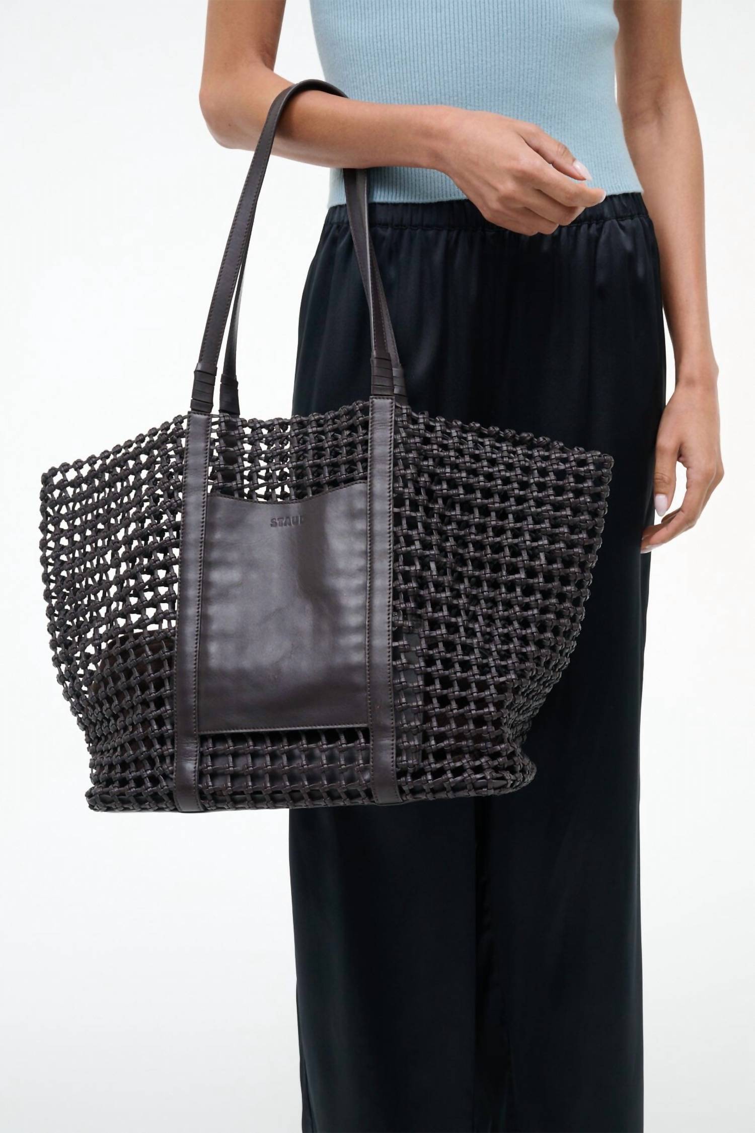 Staud - Women's Getaway Hand-knotted Tote Bag
