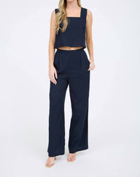 The Workshop Studio - High Waisted Front Pleat Pants