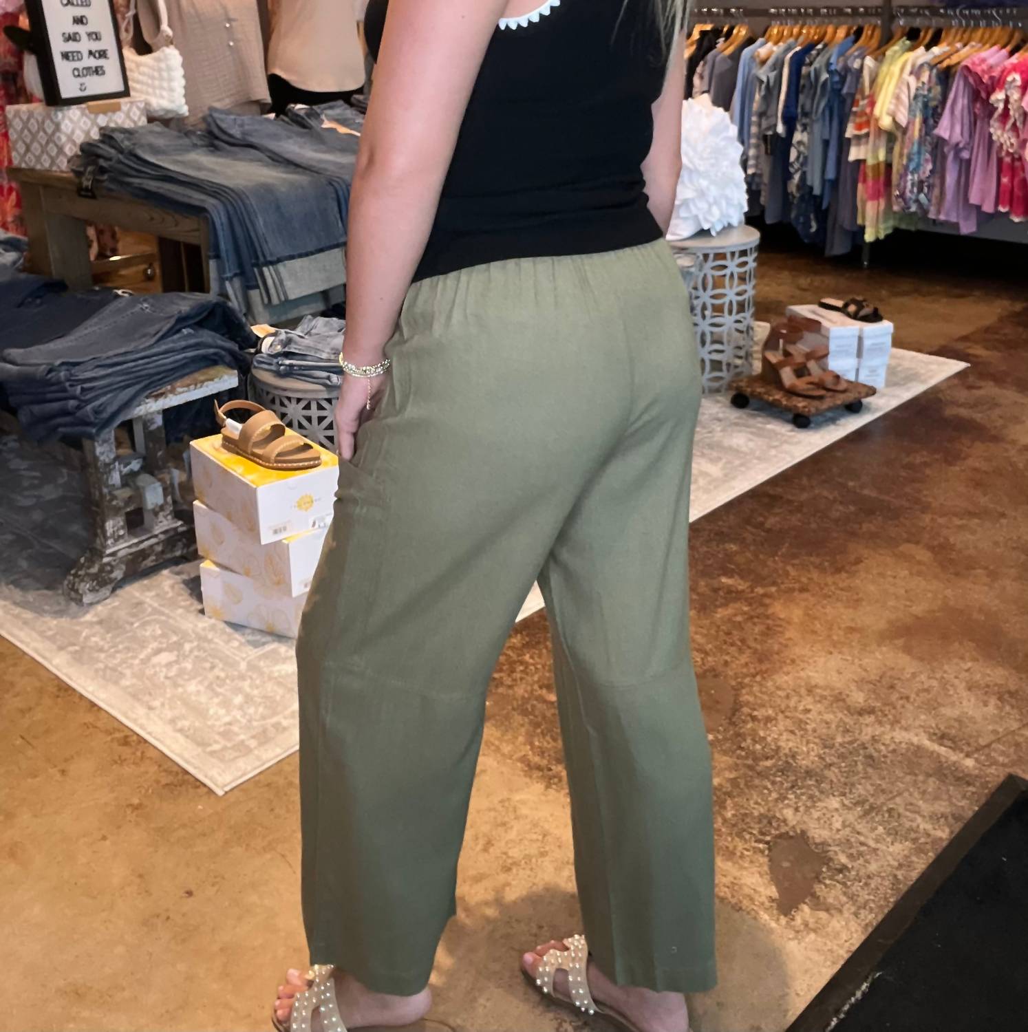So Me - Woven Slouchy Wide Leg Pants